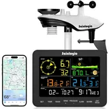 Wetterstation WLAN Smart mit KI-Wettervorhersage Regenmesser 2 Jahre