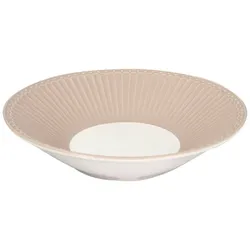 GreenGate Pasta Teller Alice, Ø 23 x H5 cm, creamy fudge