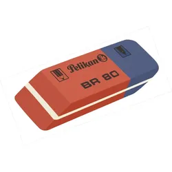 Pelikan Radierer BR80 Kautschuk rot/blau