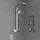 Villeroy & Boch Infinity Showers Duschsystem eckig chrom TVS11000500061