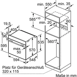 Bosch Backofenset Weiß 71 Liter 3D Heißluft Induktionskochfeld 60 cm