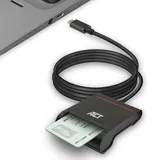 Act USB-C Lesegerät für eID Card Reader Belgium, USB C Kartenleser, Nicht Ausweiss App 2, Power LED Status- AC6020