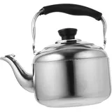 Angoily Edelstahl Pfeifkessel Stovetop Wasserkocher Für Induktion Und Gasherd Hochwertiger Wasserkessel Mit Pfeifton Tee Und Kaffee Volumen Rostfreier Wasserkocher