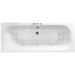 Rechteckwhirlpool Sanibay Ascoli, 180x80cm, mit Whirlpoolsystem COMFORT