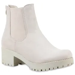 Damen Chelsea Boots in Nude