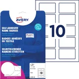 Avery Zweckform Namensetiketten 80x50mm, ablösbar, weiß 20 Blatt (L4785-20)