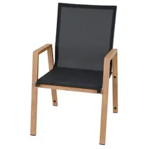 Siena Garden Catania Stapelsessel 67 x 57 x 92,5 cm dunkelgrau