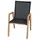 Siena Garden Catania Stapelsessel 67 x 57 x 92,5 cm dunkelgrau