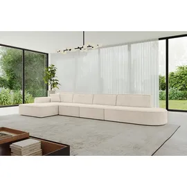 altdecor Ecksofa Ottomane Links IREA-L3-v3 412x165x77 cm Beige