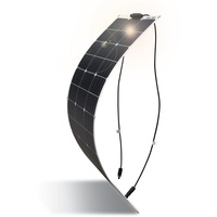 100Watt Flexible Solar Panel Tragbare 18V Monokristallines Solarmodul hocheffiziente Solarpanels sind geeignet ​für 12V Batterie,utdoor Ladegerät,Wohnmobil-Camping, Yacht-Boot, Outdoor-Abenteuer