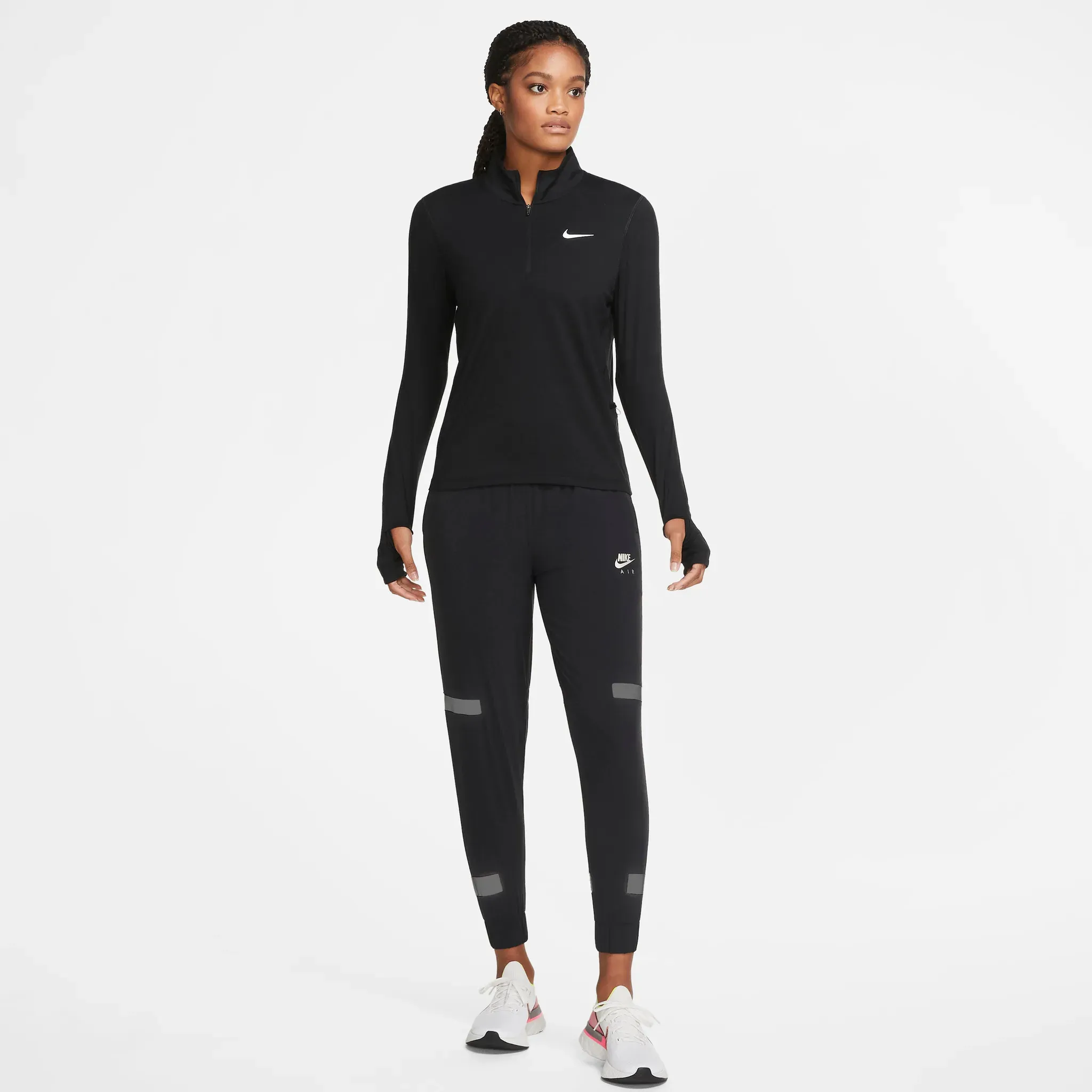 Nike Laufshirt »Element Women's 1/-Zip Running Top« Nike schwarz XL