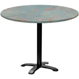 Restootab Tisch Bazila Ø110cm - Modell Rostgrau