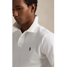 Ralph Lauren Polo Ralph Lauren für Herren. 710680790001 Custom Slim Fit Pique-Poloshirt weiß (3XL), Lässig, Baumwolle, Langarm