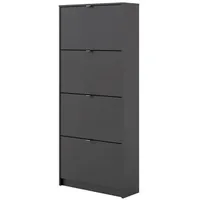 VCM Shane 70 x 162 x 24 cm schwarz matt / schwarz