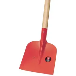 Holsteiner Schaufel Größe 2 rot, 1/2 gehoben, ohne Stiel - rot