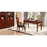 aea Büro Schreibtisch Armlehnenstuhl Arbeitszimmer Büro Einrichtung Möbel Design - Braun