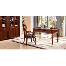 aea Büro Schreibtisch Armlehnenstuhl Arbeitszimmer Büro Einrichtung Möbel Design - Braun