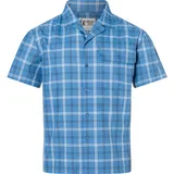 Marmot Kurzarmhemd Rain Cloud Windowpane Blau S