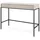 Feldmann-Wohnen Schreibtisch Nova (Metallgestell, 2 Schubladen, klare Kanten, geradliniges Design, 1-St., Riffel-Optik Front, goldfarbene Metallgriffe, ABS-Kanten), 104x50x78cm, Fronten mit ausdrucksstarkem geriffelten Muster