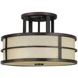 Elstead Lighting Deckenleuchte Fusion E27 3-fach 23cm Grecian Bronze