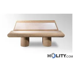 Betonbank fur öffentliche Anlagen h19152