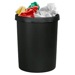 helit "the german" Papierkorb 30,0 l schwarz