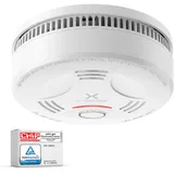 X-Sense Rauchmelder 10 Jahre Batterie, Feuermelder TÜV Rheinland Zertifiziert, Rauchwarnmelder mit Stummschaltung und Selbsttest Funktion, SD11, 1er Set