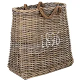 Vintage-Line Rattankorb 1896 - Naturrattan Geflecht - Tragegriffe - Brown - Korb - Rattan Aufbewahrungskorb - Home Decor