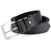 BEZLIT Herrengürtel Leder 145 Schwarz