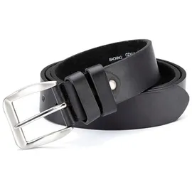 BEZLIT Herrengürtel Leder 145 Schwarz