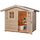 Weka Gartenhaus 123 2,41 x 2,05 m natur