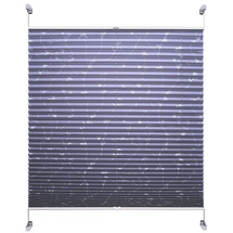 LIEDECO Klemmfix-Plissee Ranke 40 x 130 cm Polyester Grau
