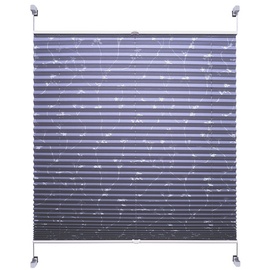 LIEDECO Klemmfix-Plissee Ranke 40 x 130 cm Polyester Grau