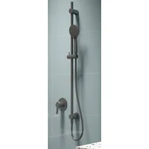 Lomadox Duschsystem modern mit Stange in titanium ARNIKA-30