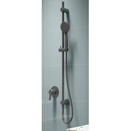 Lomadox Duschsystem modern mit Stange in titanium ARNIKA-30