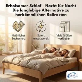 Coemo Rollrost 25 Kopfteil und Fußteil verstellbar 160 x 200 cm