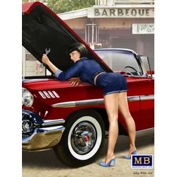 MASTER BOX LTD. MB24016 1:24 Pin-up series. A short stop. Kit No.2