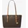 Michael Kors Quinn Medium Shopper Kunstleder/Braun
