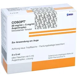 Cosopt 20 Mg/ml + 5 mg/ml Augentropfen 15 ml