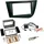 SCHLAUER-SHOP24 Autoradio 2-DIN Einbaurahmen Radioblende+Adapter Einbauset für Seat Leon 09/2...