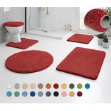 KLEINE WOLKE Badematte RELAX rot 40 x 30 cm