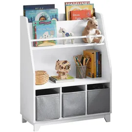 SoBuy Kinderregal KMB34 63 x 80 x 28 cm MDF weiß