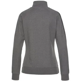 bench. loungewear Sweatjacke Damen anthrazit-meliert-schwarz Gr.40/42