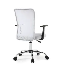 miliboo Design-Bürosessel Mesh Polypropylen Weiß