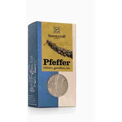 Pfeffer schwarz gemahlen bio 50 g – Unverzichtbares Bio-Gewürz für Ihre Küche