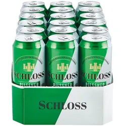 Schloss Pilsener 4,9 % vol 0,5 Liter Dose, 18er Pack