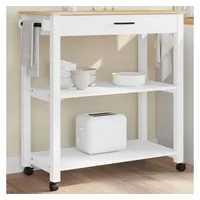 VidaXL Küchenwagen MONZA 84x40x90 cm Massivholz Kiefer