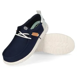 HEYDUDE Wally Craft Linen Herren Navy 42
