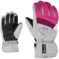 Ziener Leif GTX Junior Ski-Handschuhe/Wintersport | Wasserdicht, Atmungsaktiv, pop