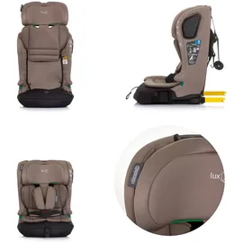 Chipolino Kindersitz LUX X (76-150cm) Gruppe 1/2/3, Isofix, Top Tether beige